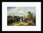 Prussian cavalry on expedition, c.19th by Carl Schulz