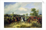 Prussian cavalry on expedition, c.19th by Carl Schulz
