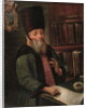 Portrait of Afanasy Lavrentievich Ordin-Naschokin with the Truce of Andrusovo by School Russian