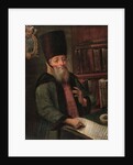Portrait of Afanasy Lavrentievich Ordin-Naschokin with the Truce of Andrusovo by School Russian