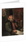 Portrait of Afanasy Lavrentievich Ordin-Naschokin with the Truce of Andrusovo by School Russian