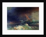 The Disaster of the Liner Ingermanland at Skagerrake near Norway on August 30th, 1842 by Ivan Konstantinovich Aivazovsky