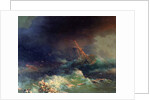 The Disaster of the Liner Ingermanland at Skagerrake near Norway on August 30th, 1842 by Ivan Konstantinovich Aivazovsky