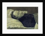 Portrait of Alexander Pushkin on his deathbed, 1837 by Alexander Alexeyevich Koslov