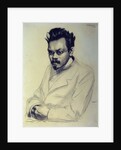 Portrait of Alexei M. Remizov, 1907 by Boris Mikhailovich Kustodiev
