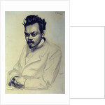 Portrait of Alexei M. Remizov, 1907 by Boris Mikhailovich Kustodiev