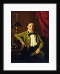 Portrait of Apollon Maykov, 1840 by Grigory Mikhailov