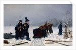 Alexander Pushkin's duel with Georges d'Anthes, 1884 by Alexey Avvakumovich Naumov