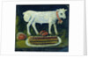 A paschal lamb, 1914 by Niko Pirosmani