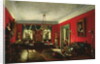 The Nashchokin family in drawing room by Nikolai Ivanov Podklutchnikov
