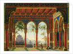 Stage design for the opera 'Ruslan and Lyudmila' by M. Glinka, 1842 by Andreas Leonhard Roller