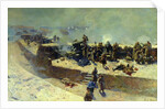 The Alexander battery attacking the English-French fleet on October 5th 1854, 1905 by Franz Roubaud