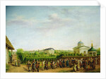 A country wedding by Vasili Andreevich Tropinin