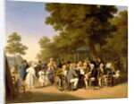 Politicians in the Tuileries Gardens, 1832 by Louis Leopold Boilly