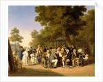 Politicians in the Tuileries Gardens, 1832 by Louis Leopold Boilly