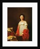 Portrait of the singer Anna Borunova, 1821 by Nicolas de Courteille