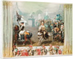 Knight tournament, 1854 by Adolph Friedrich Erdmann von Menzel