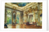 Bedroom of Tsar Alexander I in the Alexander Palace, Tsarskoye Selo, 1855 by Luigi Premazzi