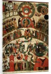 Last Judgement, Novgorod Icon by School Russian