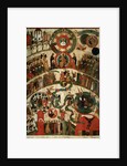 Last Judgement, Novgorod Icon by School Russian