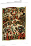 Last Judgement, Novgorod Icon by School Russian