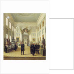 Interior of the Armoury Chamber in the Kremlin, 1844 by Nikolai Alexeyevich Burdin