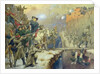 Suvorov crossing the Devil's Bridge in 1799, 1880 by Aleksei Danilovich Kivshenko