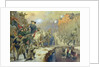 Suvorov crossing the Devil's Bridge in 1799, 1880 by Aleksei Danilovich Kivshenko
