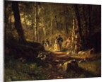 A walk in a forest, 1869 by Ivan Ivanovich Shishkin