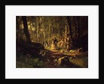 A walk in a forest, 1869 by Ivan Ivanovich Shishkin