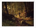 A walk in a forest, 1869 by Ivan Ivanovich Shishkin