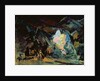 Stage design for the opera 'Siegfried' by R. Wagner, 1918 by Konstantin Alekseevich Korovin