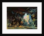 Stage design for the opera 'Siegfried' by R. Wagner, 1918 by Konstantin Alekseevich Korovin