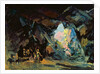 Stage design for the opera 'Siegfried' by R. Wagner, 1918 by Konstantin Alekseevich Korovin
