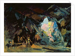 Stage design for the opera 'Siegfried' by R. Wagner, 1918 by Konstantin Alekseevich Korovin