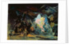 Stage design for the opera 'Siegfried' by R. Wagner, 1918 by Konstantin Alekseevich Korovin