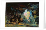 Stage design for the opera 'Siegfried' by R. Wagner, 1918 by Konstantin Alekseevich Korovin