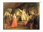 Prince Roman of Halych-Volhynia receiving the ambassadors of Pope Innocent III, 1875 by Nikolai Vasilievich Nevrev
