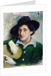 Portrait of Marc Chagall, c.1910 by Yuri Moiseyevich Pen