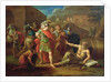 Alexander the Great visits Diogenes at Corinth, 1787 by Ivan Philippovich Tupylev