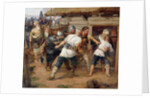 The Pagans killed the first Christians of Kievan Rus, 1884 by Vasilij Ivanovic Surikov
