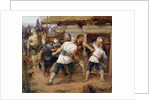 The Pagans killed the first Christians of Kievan Rus, 1884 by Vasilij Ivanovic Surikov