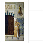 A eunuch before the door of the harem by Vasili Vasilievich Vereshchagin
