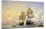 The Russian Cutter Mercury captures the Swedish frigate Venus on 21st May 1789, 1845 by Aleksei Petrovich Bogolyubov