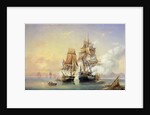 The Russian Cutter Mercury captures the Swedish frigate Venus on 21st May 1789, 1845 by Aleksei Petrovich Bogolyubov