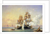 The Russian Cutter Mercury captures the Swedish frigate Venus on 21st May 1789, 1845 by Aleksei Petrovich Bogolyubov