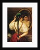 A girl at the mirror, 1848 by Philipp Osipovich Budkin