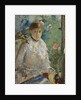 Young woman sitting in front of a window, called Summer, 1879 by Berthe Morisot