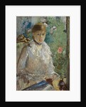 Young woman sitting in front of a window, called Summer, 1879 by Berthe Morisot