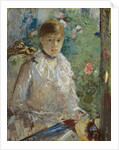 Young woman sitting in front of a window, called Summer, 1879 by Berthe Morisot